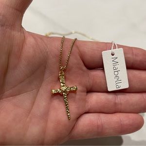 28 inch Necklace with Cross